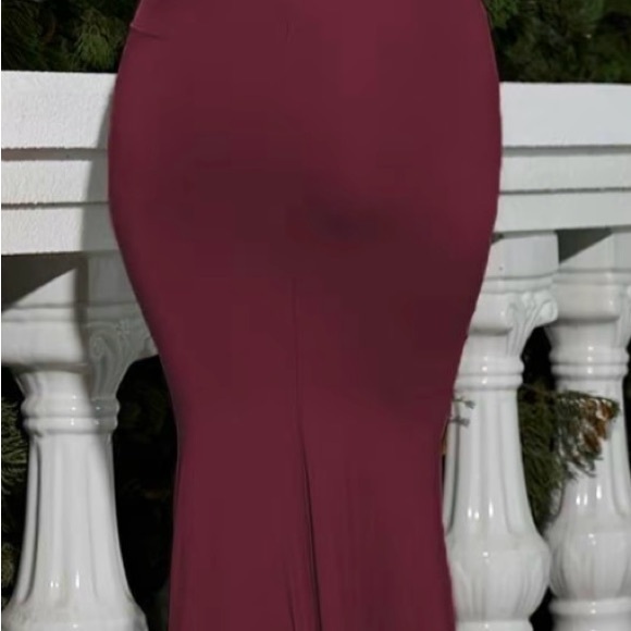 Burgundy Formal Dress - Picture 2 of 5
